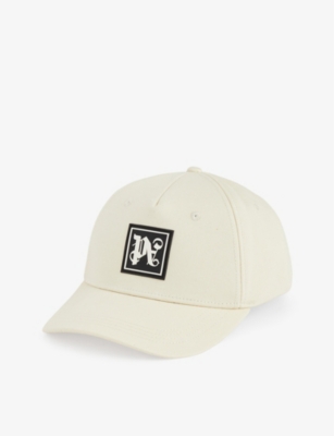 PALM ANGELS - Monogram-patch cotton-twill cap | Selfridges.com