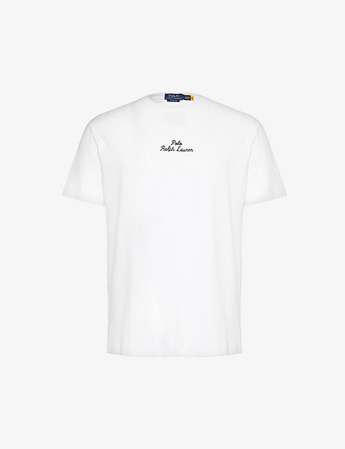 POLO RALPH LAUREN: Logo-print short-sleeve cotton-jersey T-shirt