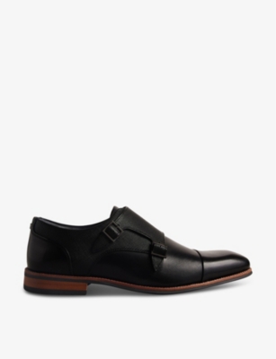 TED BAKER: Alicott double-monk leather shoes