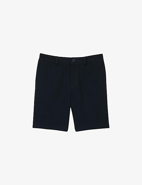 SANDRO: Regular-fit side-pocket cotton shorts