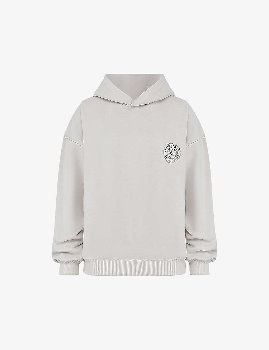 House Of Cb Womens Cloud Muse Logo-print Cotton Hoody In Grey