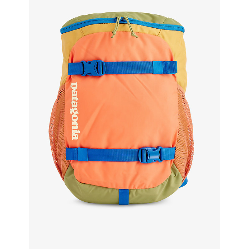 Patagonia Boys Coho Coral Kids' Refugito 18l Recycled-polyester Backpack In Orange