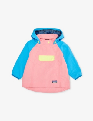 PATAGONIA: Anorak colour-block recycled-polyester jacket 6-36 months