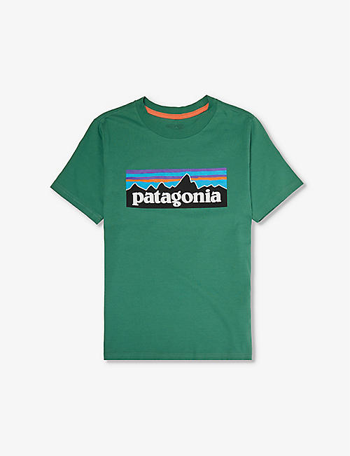 PATAGONIA: Logo-print regular-fit cotton-jersey T-shirt 5-18 years