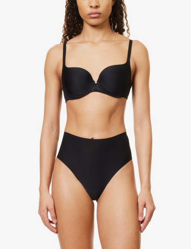 Norah T-shirt stretch-woven bra