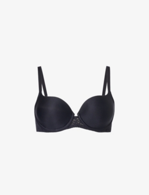 Chantelle BLACK Norah Molded Bra US 34F UK 34E for sale online 