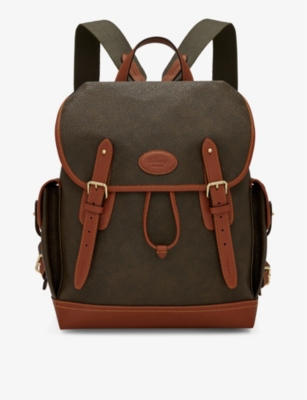 MULBERRY Heritage Eco Scotchgrain backpack Selfridges