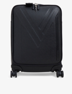 MULBERRY Heritage Eco Scotchgrain 4 wheel suitcase Selfridges