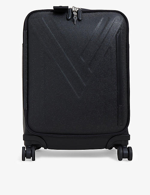 MULBERRY: Heritage Eco Scotchgrain 4-wheel suitcase