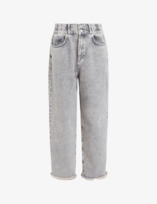 ALLSAINTS: Hailey elasticated-waist high-rise jeans