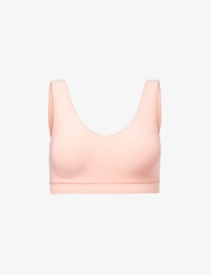 Chantelle Womens Softstretch Padded V-Neck Bra Top : : Clothing,  Shoes & Accessories