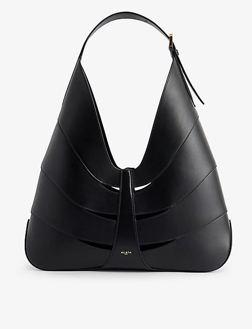 ALAIA: Delta leather shoulder bag