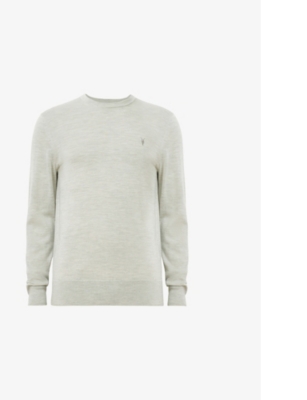 ALLSAINTS: Mode Merino marl-pattern wool crew jumper