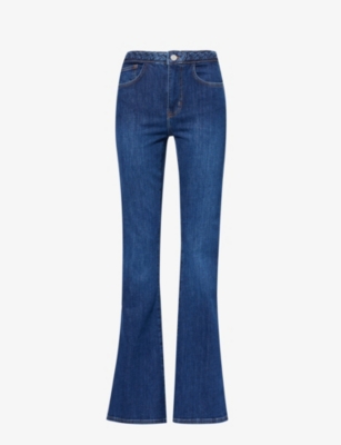 Frame The Icon Mid Rise Flare Jeans In Istanbul