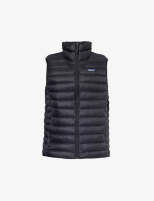 PATAGONIA: Padded high-neck recycled-nylon down gilet