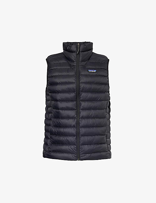 PATAGONIA: Padded high-neck recycled-nylon down gilet