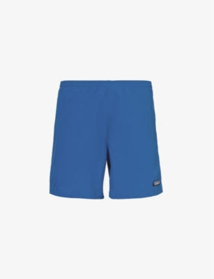 Shop Patagonia Baggies Slip-pocket Stretch-woven Shorts In Endless Blue