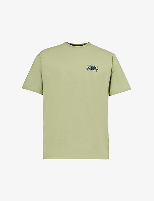 PATAGONIA: 73 Skyline graphic-print organic cotton T-shirt