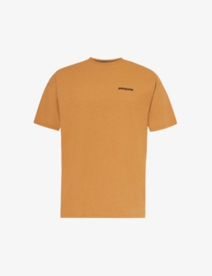 PATAGONIA: P-6 Logo Responsibili-Tee recycled cotton and recycled polyester-blend T-shirt