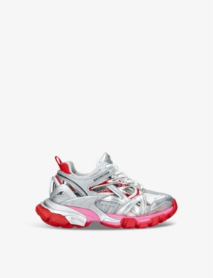 Balenciaga Kids' Track 2 Metal Upper In Silver Com | ModeSens