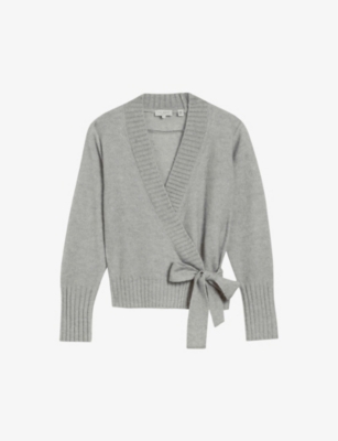 TED BAKER: Elliian wrap knitted cardigan