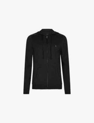 ALLSAINTS: Brace Zipped Cotton-Jersey Hoody