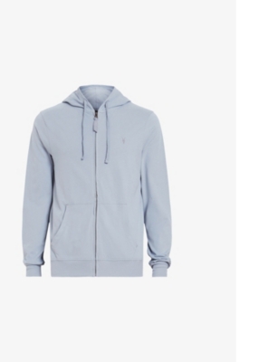 ALLSAINTS: Brace zipped organic cotton-jersey hoody
