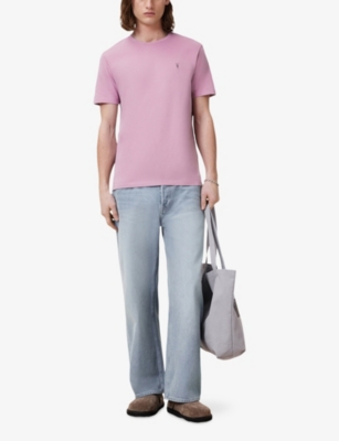 ALLSAINTS: Brace logo-embroidered cotton-jersey T-shirt
