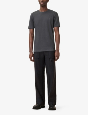 ALLSAINTS: Brace logo-embroidered cotton-jersey T-shirt