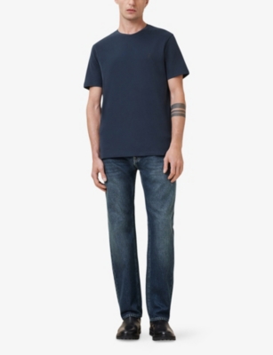 ALLSAINTS: Brace logo-embroidered cotton-jersey T-shirt