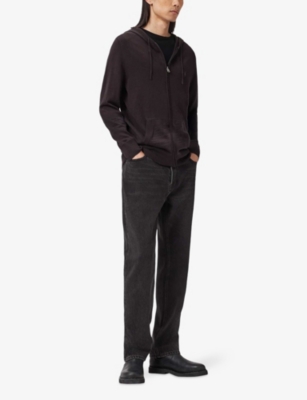 ALLSAINTS: Mode zipped merino-wool hoody