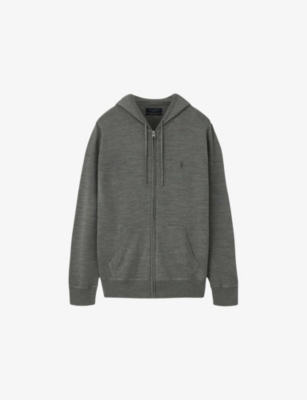 Allsaints: Mode zipped merino-wool hoody