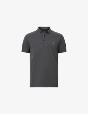 ALLSAINTS: Reform logo-embroidered cotton-piqué polo shirt