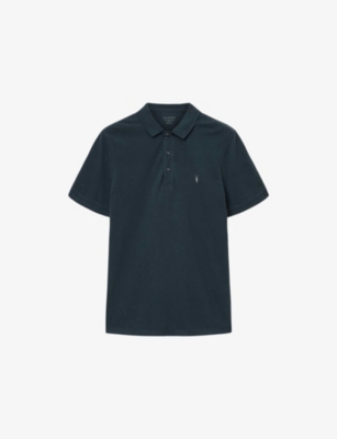 ALLSAINTS: Reform logo-embroidered cotton-piqué polo shirt