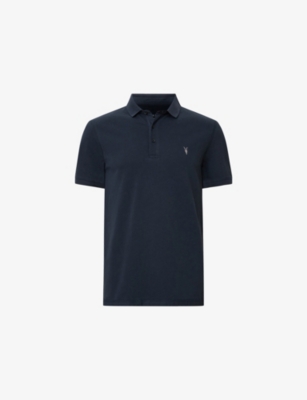 ALLSAINTS: Reform logo-embroidered cotton-piqué polo shirt