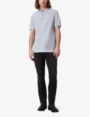 ALLSAINTS: Reform logo-embroidered cotton-piqué polo shirt