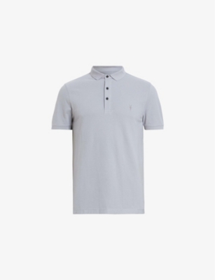 ALLSAINTS: Reform logo-embroidered cotton-piqué polo shirt
