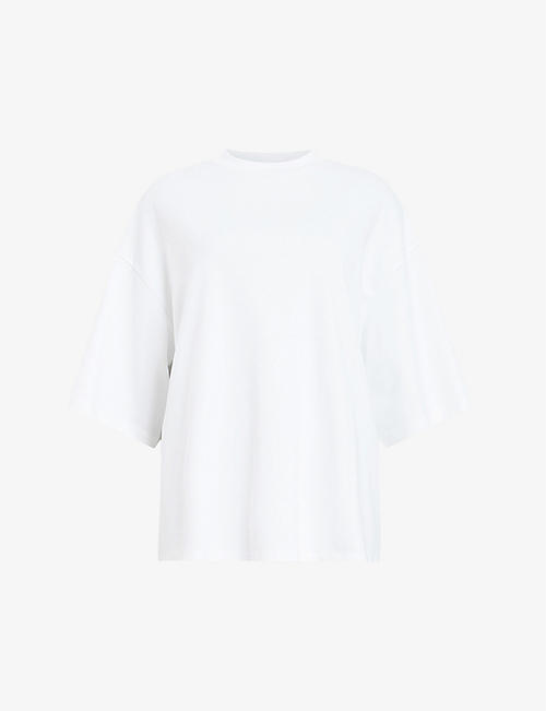ALLSAINTS: Amelie oversized organic-cotton T-shirt