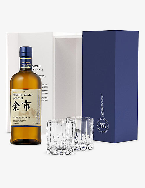 NIKKA: Yoichi single-malt whisky glass set 700ml