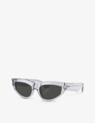 Burberry Womens Grey Be4425u Cat-eye Acetate Sunglasses In Grey
