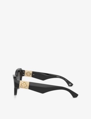 BURBERRY: BE4423 Branded Oversized Acetate Sunglasses