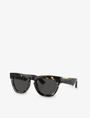 Burberry Womens Brown Be4415u Square-frame Acetate Sunglasses In Brown
