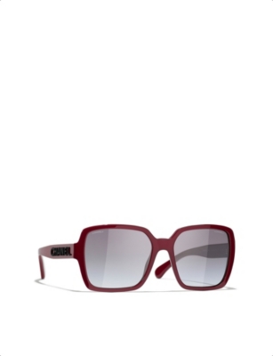 CHANEL: Square-frame sunglasses
