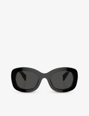 PRADA: PR A13S butterfly-frame acetate sunglasses