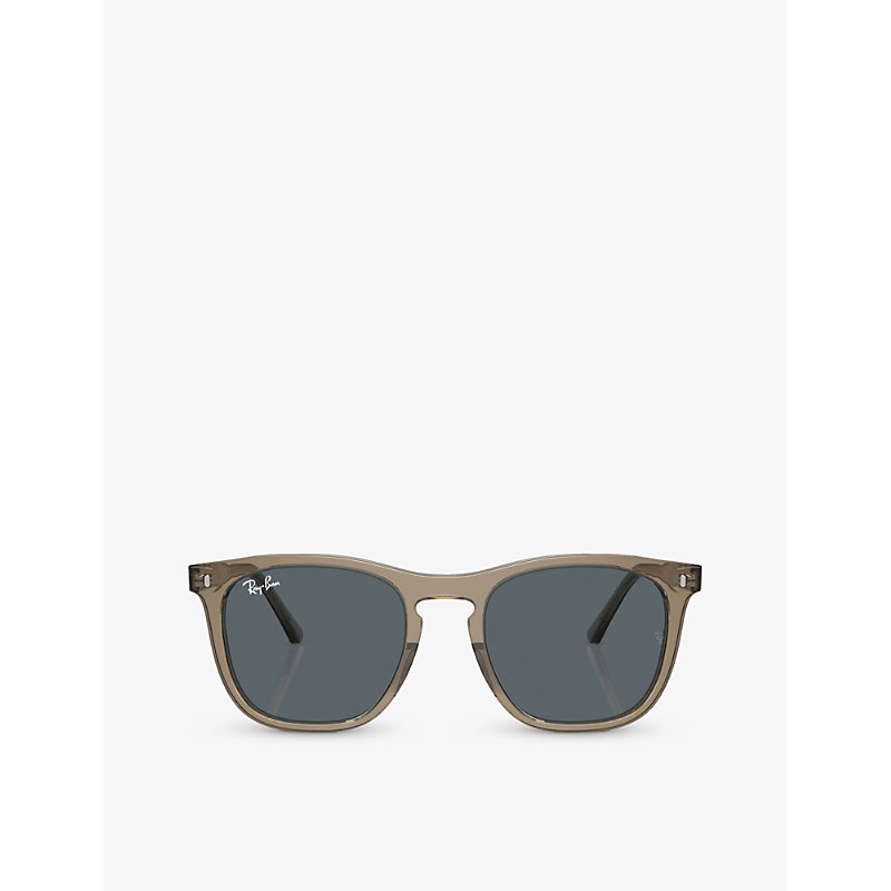 Ray Ban Ray-ban Womens Brown Rb2210 Round-frame Acetate Sunglasses