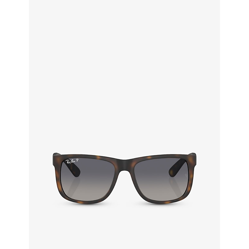 Ray Ban Ray-ban Womens Brown Rb4165 Justin Square-frame Nylon Sunglasses