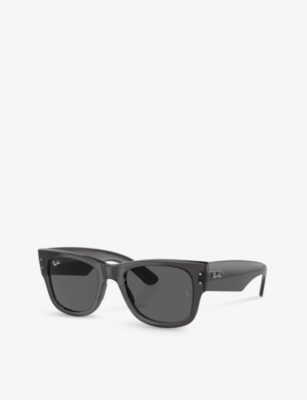 Ray Ban Ray-ban Womens Black Rb0840s Mega Wayfarer Square-frame Sunglasses In Black