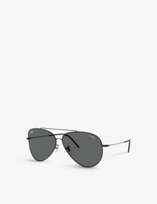 RAY-BAN: RBR0101S Aviator Reverse metal sunglasses
