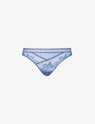 PASSIONATA - Maddie floral stretch-lace thong