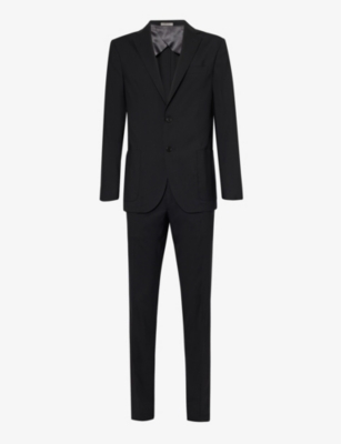 CORNELIANI: Welt-pocket notched-lapel regular-fit wool suit